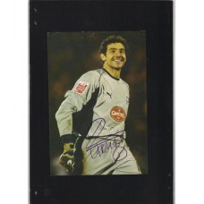 Signed picture of Romain Larrieu the Plymouth Argyle footballer. 